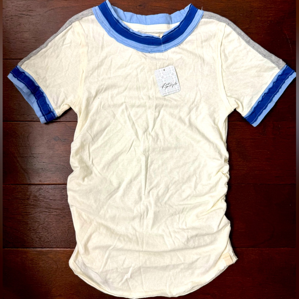 Free People Scrunch sides Tee